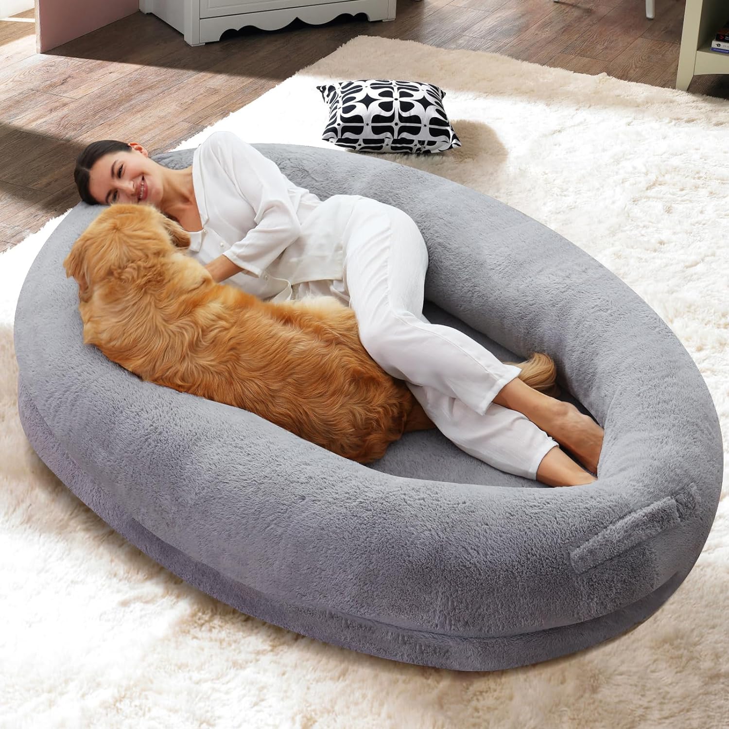 Lilypelle Human Dog Bed, 71"x47"x12" Dog Beds for Humans Size Fits You