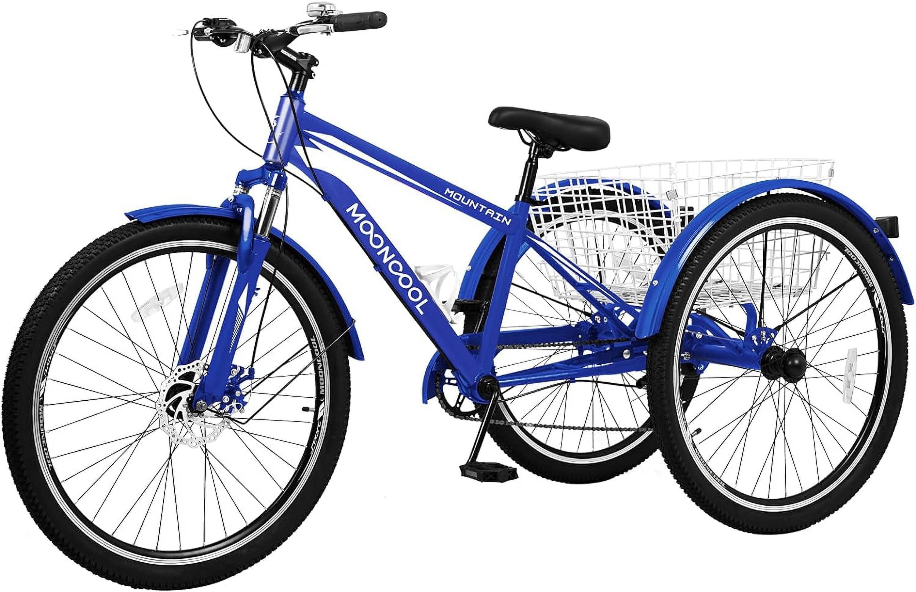 Blue adult tricycle sale