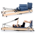 thumbnail image 1 of Lilypelle Pilates Reformer Machine Equipment with Spring for Home Workout,Foldable Reformer Pilates for Beginner ,300lbs load-bearing, 1 of 8