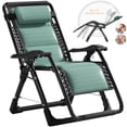 thumbnail image 1 of Lilypelle Zero Gravity Chair with Removable Cushion and Adjustable Design - Set of 2, Blue, 1 of 7