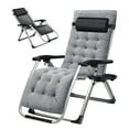 thumbnail image 1 of Lilypelle Zero Gravity Chair with Double Sided Pearl Mat Folding Lounge Recliner Chairs with Cushion,Cup Holder,Pillow, 1 of 8
