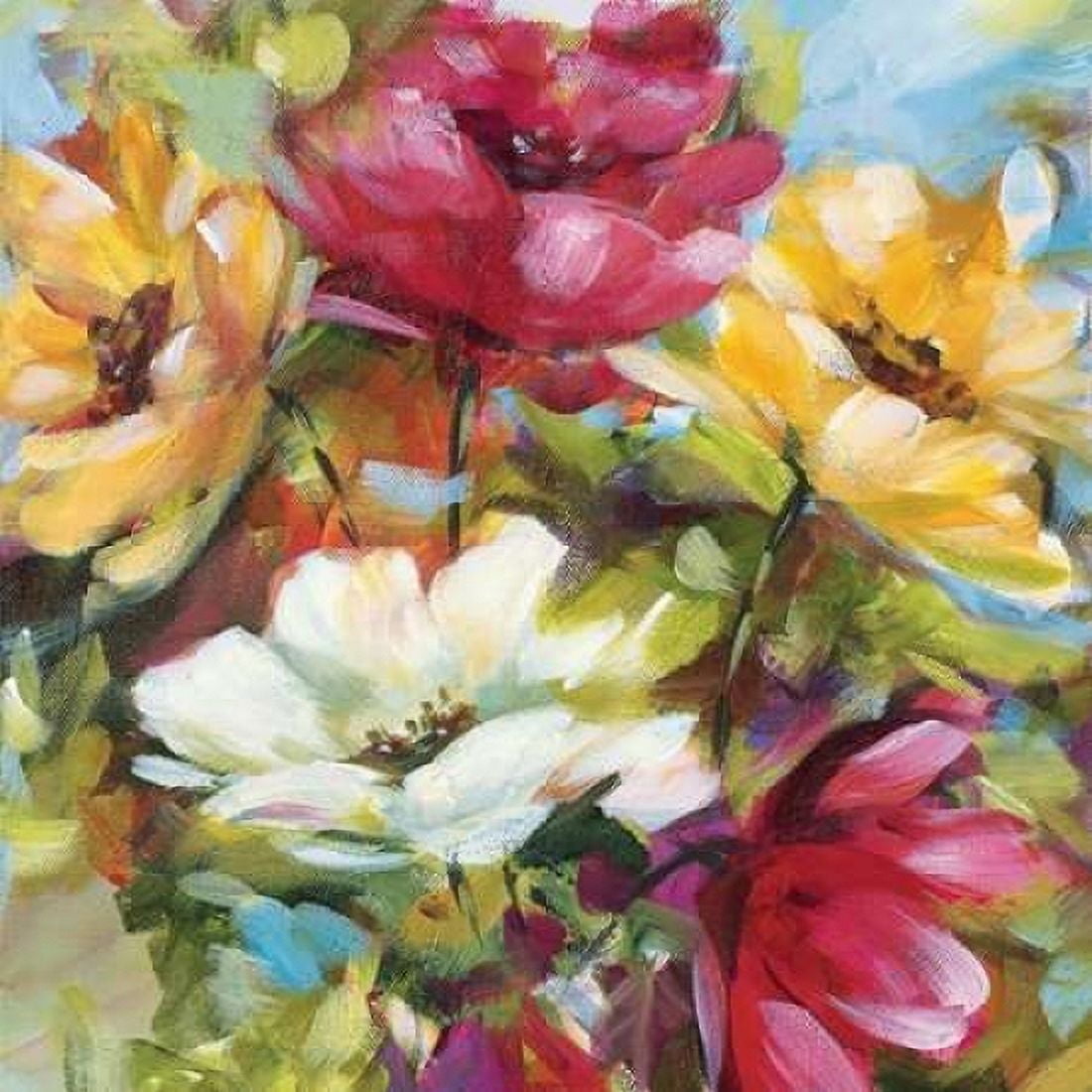 Lilys Garden I Canvas Art - Michael King (24 x 24)