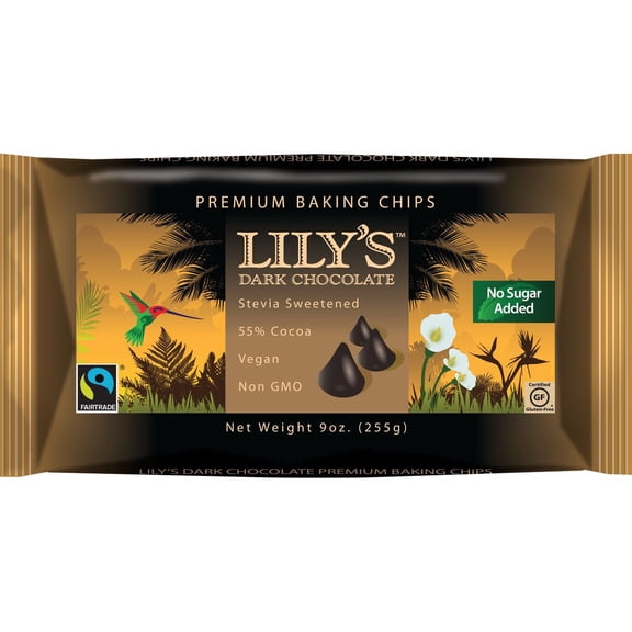 Lilys Sweets Premium Baking Chip, 9 OZ (Pack of 12)