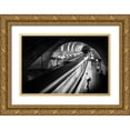 thumbnail image 1 of Lim, Michael 32x23 Gold Ornate Wood Framed with Double Matting Museum Art Print Titled - Paris Metro, 1 of 4