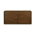 thumbnail image 1 of Limari Home Dustin Modern Veneer and Solid Wood Bedroom Dresser in Walnut, 1 of 4