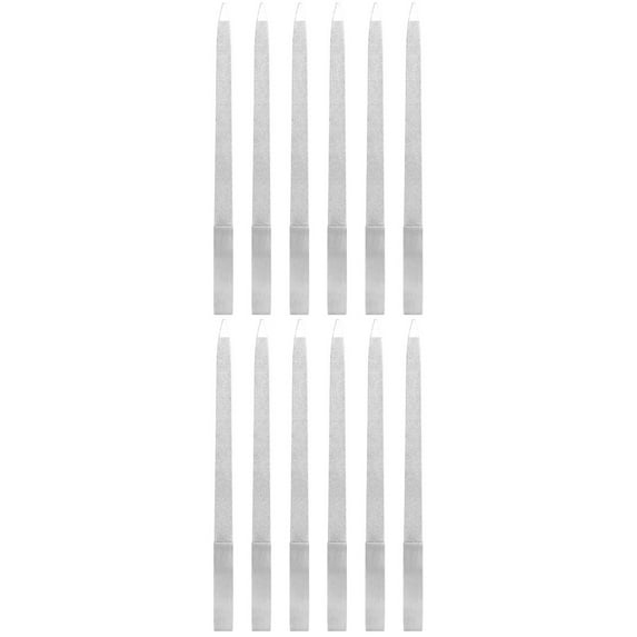 Limas De Uñas Nail Files Tool Professional Manicure Crystal Stainless Steel Women's 12 Pcs