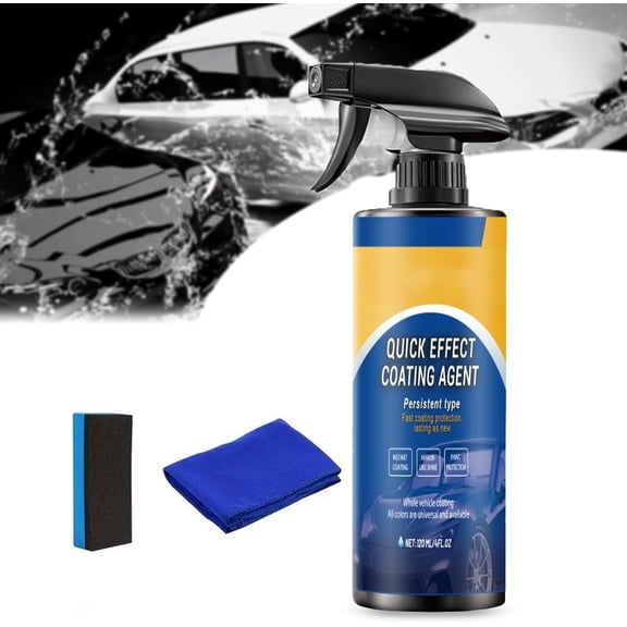 YUSUIYI Car Coating Spray,4.23oz Advanced Quick Effect Coating Agent for Car,Car Scratch Wax Polish Sprays Waterless Wash for Shine & Protection