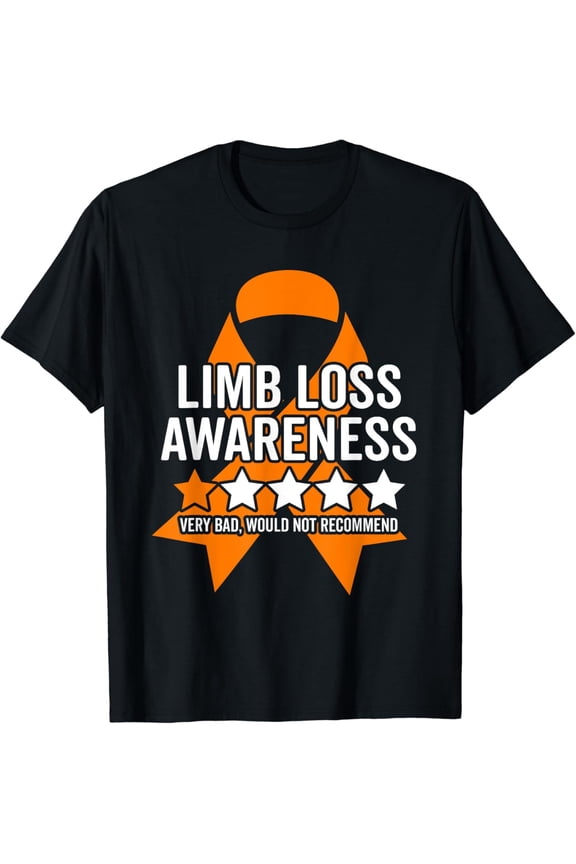 Limb Loss Awareness Funny Amputee Limb Difference Awareness T-Shirt