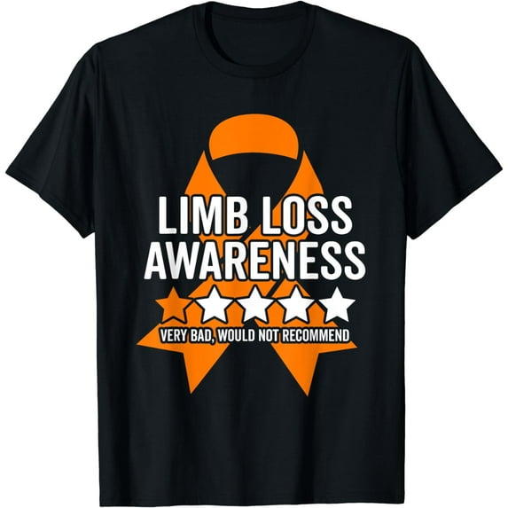 Limb Loss Awareness Funny Amputee Limb Difference Awareness T-Shirt