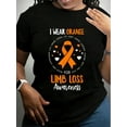 thumbnail image 1 of Limb Loss Awareness Ribbon Funny Amputee Support Amputation T-Shirt, 1 of 7