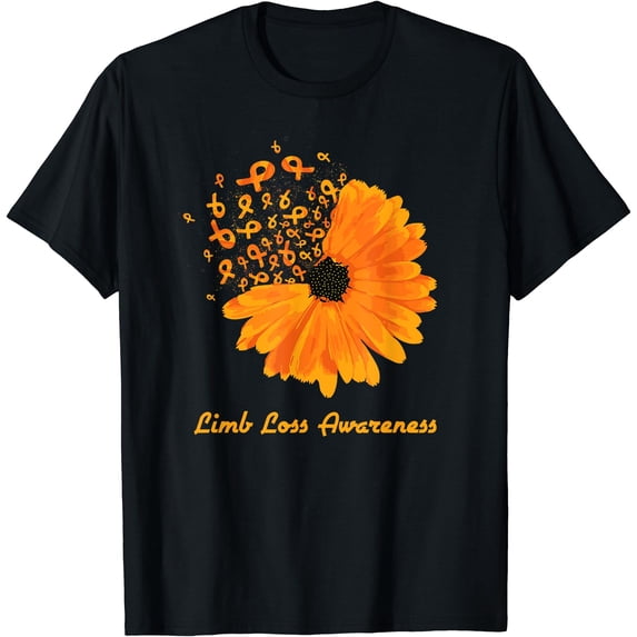 Limb Loss Awareness Sunflower Ribbon Fighter T-Shirt - Walmart.com