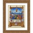 thumbnail image 1 of Limbourg brothers 2x Matted 20x24 Gold Ornate Framed Art Print 'The Ascension', 1 of 2