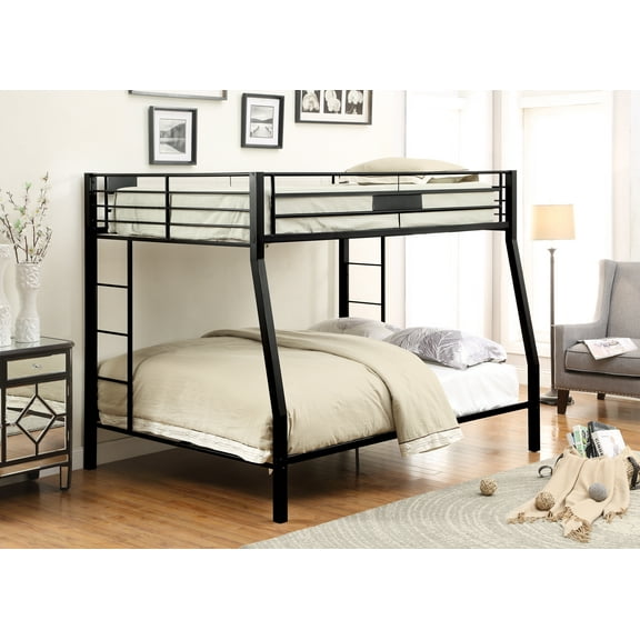 Limbra Sandy Black Finish Full XL/Queen Bunk Bed