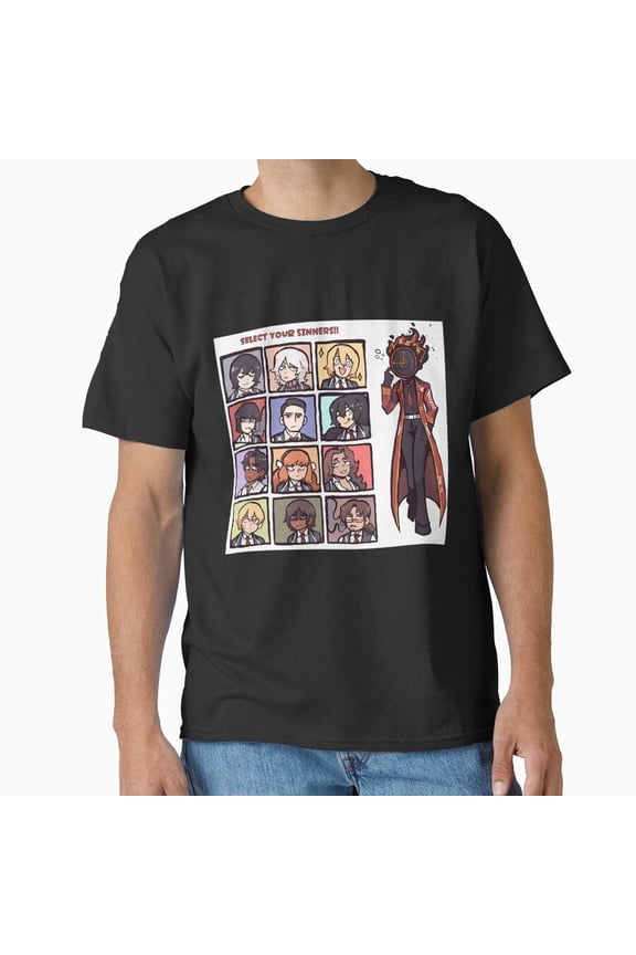 Limbus Company Retro Dark Fantasy Game Inspired Logo Art Unisex T-Shirt up to size 5XL