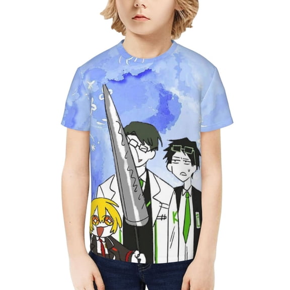 Limbus Company Teen Cotton T-Shirt Short Sleeve Crew Neck Tee Shirts Casual Tops