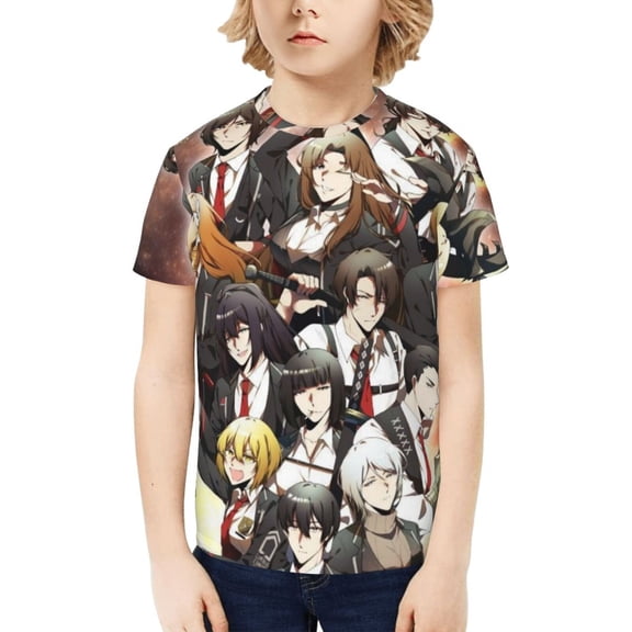 Limbus Company Teen Cotton T-Shirt Short Sleeve Crew Neck Tee Shirts Casual Tops