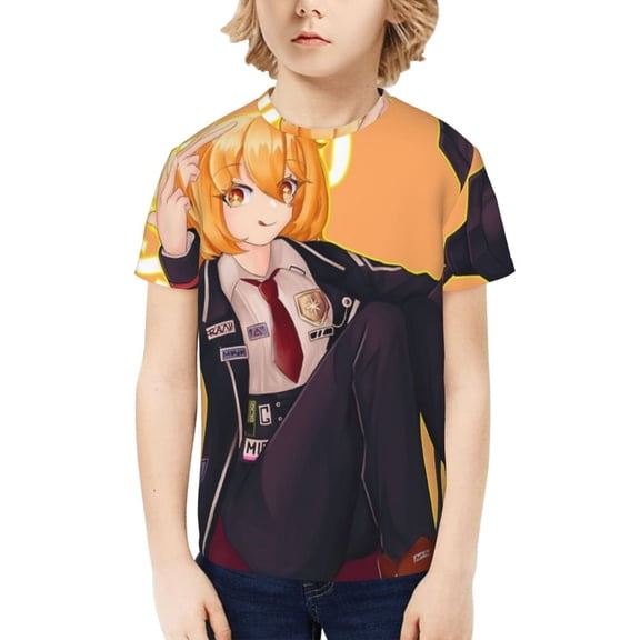 Limbus Company Teen Cotton T-Shirt Short Sleeve Crew Neck Tee Shirts Casual Tops