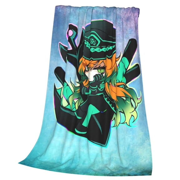 Limbus Company Throw Blanket Cozy Plush Lightweight Warm Fuzzy Flannel Blanket Air Conditioning Blanket for Couch Sofa Bed Home Decor Gift 60x50in