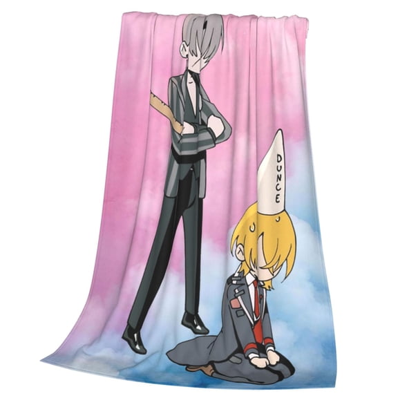 Limbus Company Throw Blanket Cozy Plush Lightweight Warm Fuzzy Flannel Blanket Air Conditioning Blanket for Couch Sofa Bed Home Decor Gift 60x50in