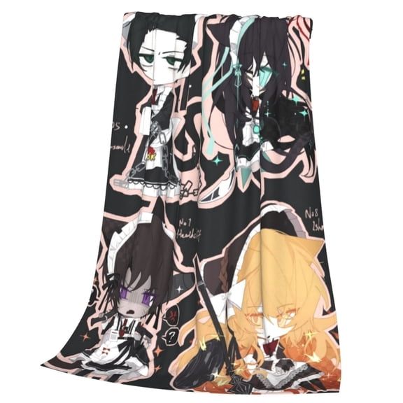 Limbus Company Throw Blanket Cozy Plush Lightweight Warm Fuzzy Flannel Blanket Air Conditioning Blanket for Couch Sofa Bed Home Decor Gift 60x50in