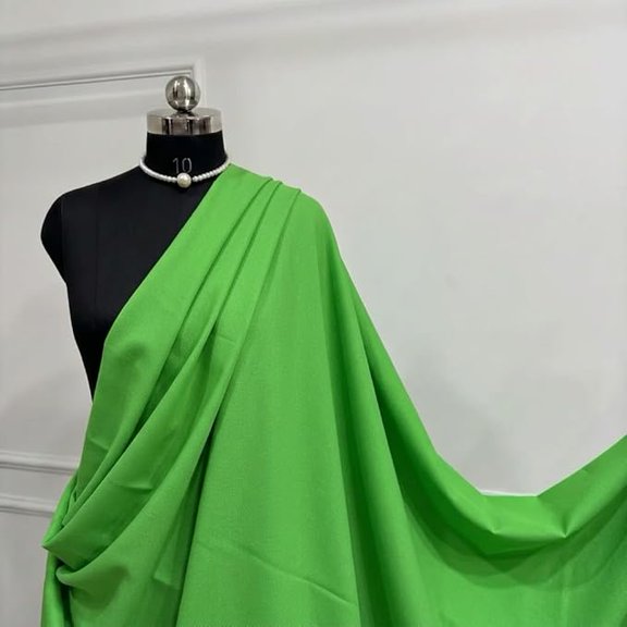 Lime 100% Polyester Poplin Fabric by the Yard, 60 Inch Wide Wrinkle-Resistant Medium Weight Material for Apparel, Tablecloths, Crafts and Curtains- Valentina Textiles Inc. (1/2 Yard)