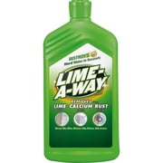 Lime-A-Way Cleaner, 28 fl oz 0.9 quart, Recommended For Limescale Remover, Calcium Deposit Remover, Rust Remover, Soil Remover, Stain Remover 87000 | 2 Bottles