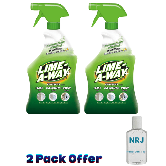 Lime-A-Way Lime, Calcium, and Rust Stain Household Bathroom Cleaner Spray Solution, 32oz