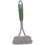 Lime All Pure Large Flat Head Dish Brush.
