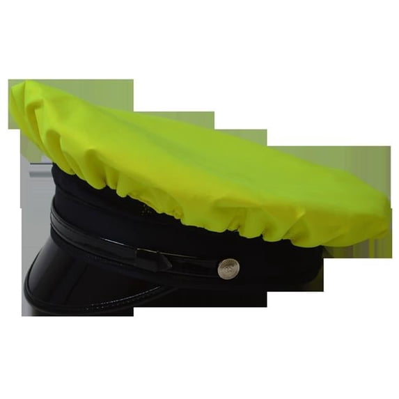 Lime & Black Reversible Rain Cap, One Size