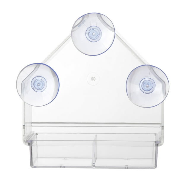 Lime for Chicken Coop Clear Suction Feeder Humming Feeder Food Feeder