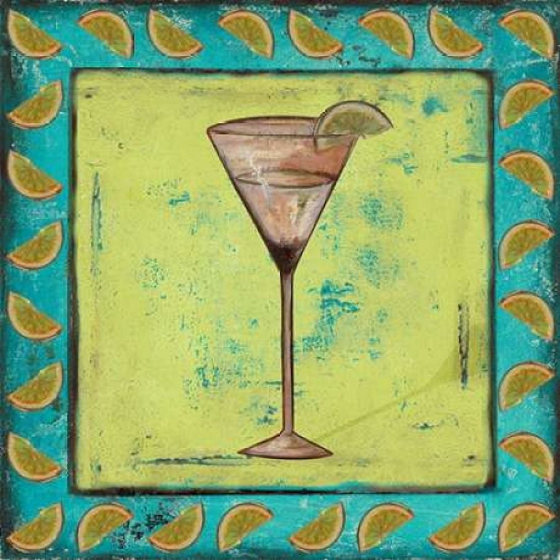 Lime Coctelito Canvas Art - Patricia Pinto (24 x 24)