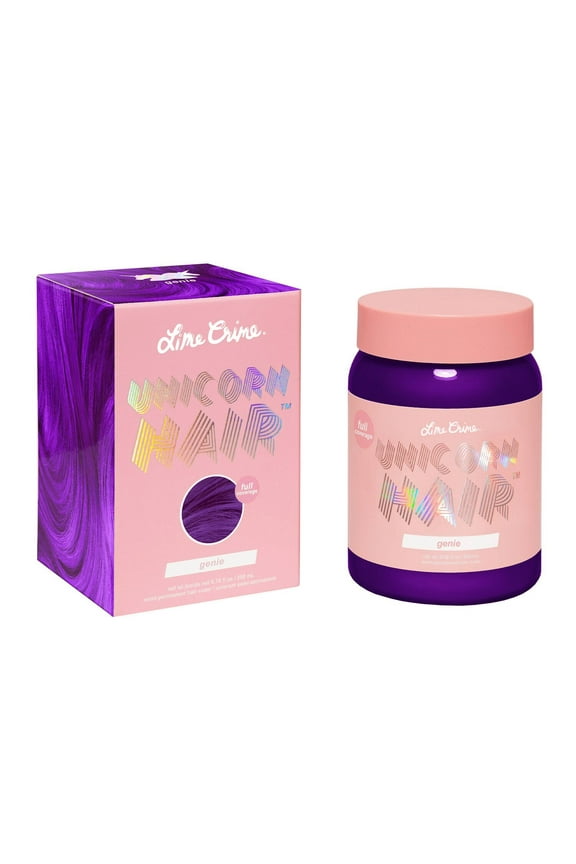 Unicorn Hair, Semi-Permanent Hair Color, Vegan, Full Coverage, Genie 6.76 fl oz