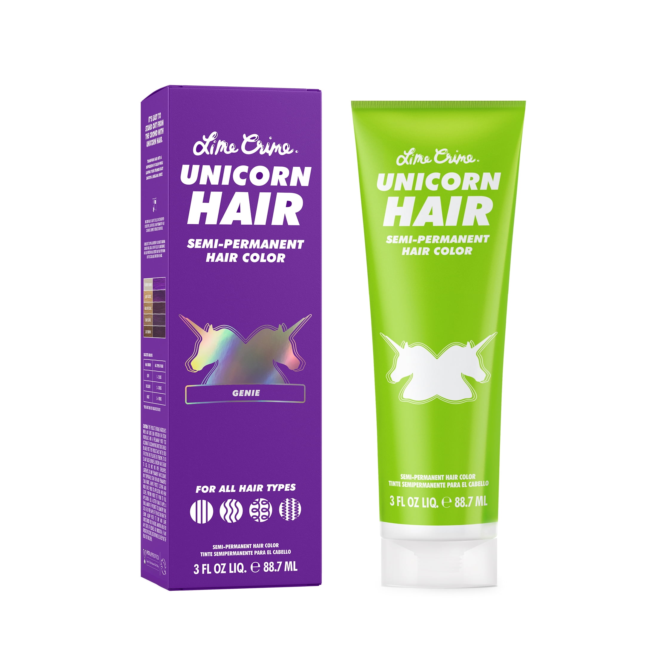 Lime Crime Unicorn Hair, Semi-Permanent Hair Color, Vegan, Full ...