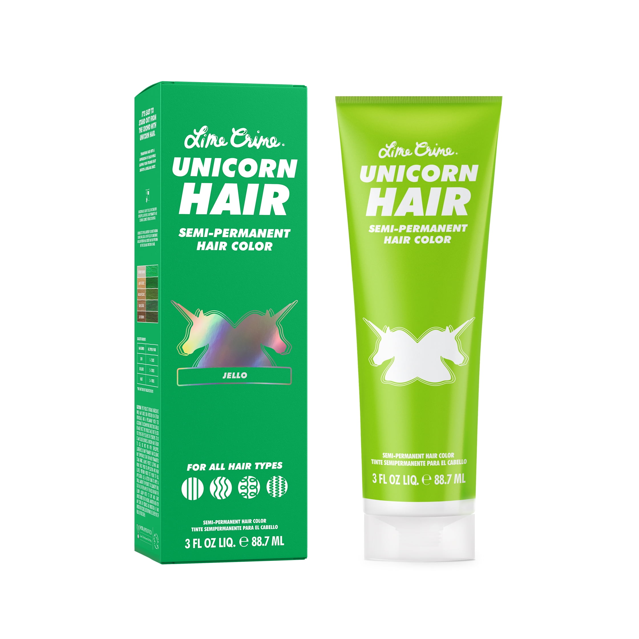 Lime Crime Unicorn Hair, SemiPermanent Hair Color, Vegan, Full
