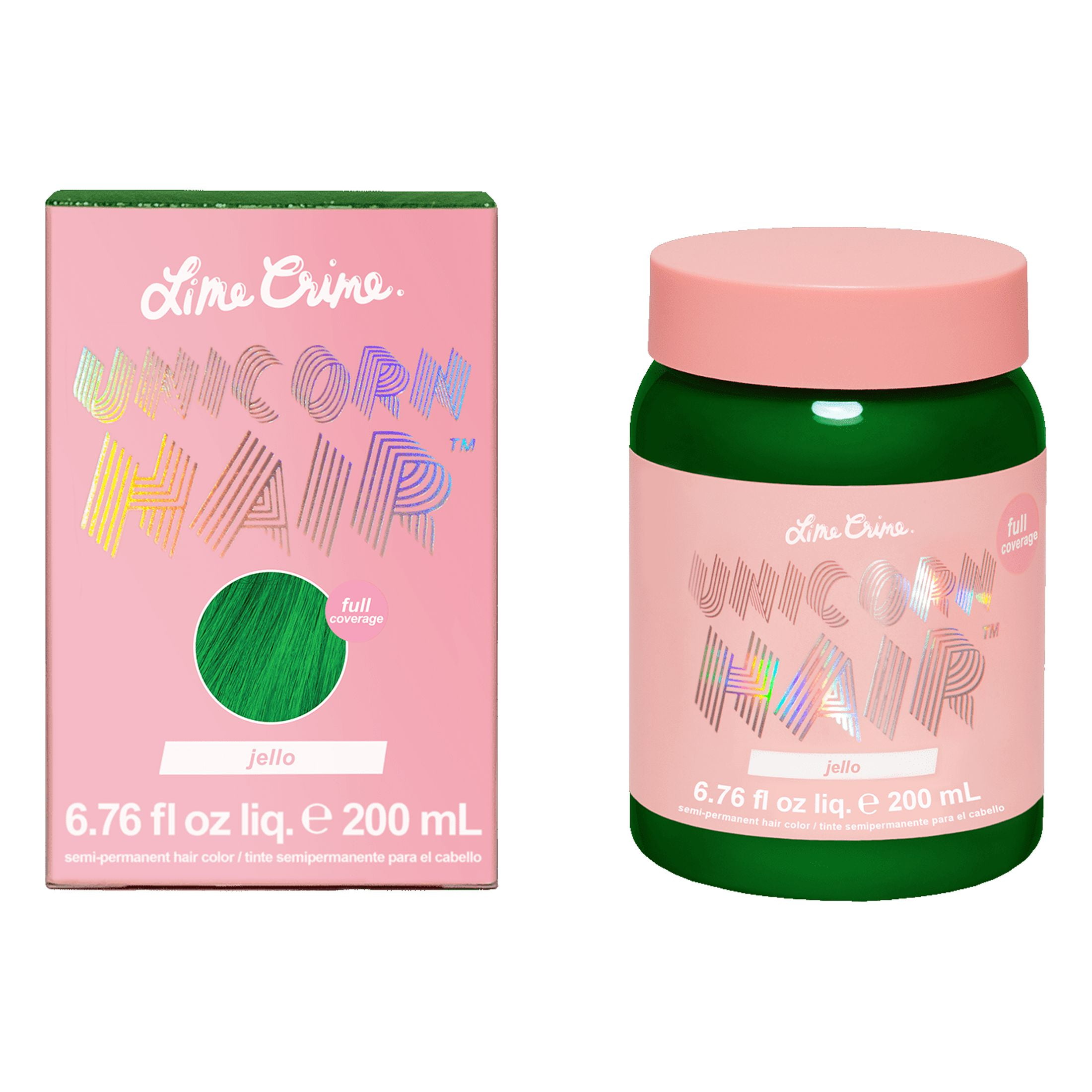 Lime Crime Unicorn Hair, SemiPermanent Hair Color, Vegan, Full