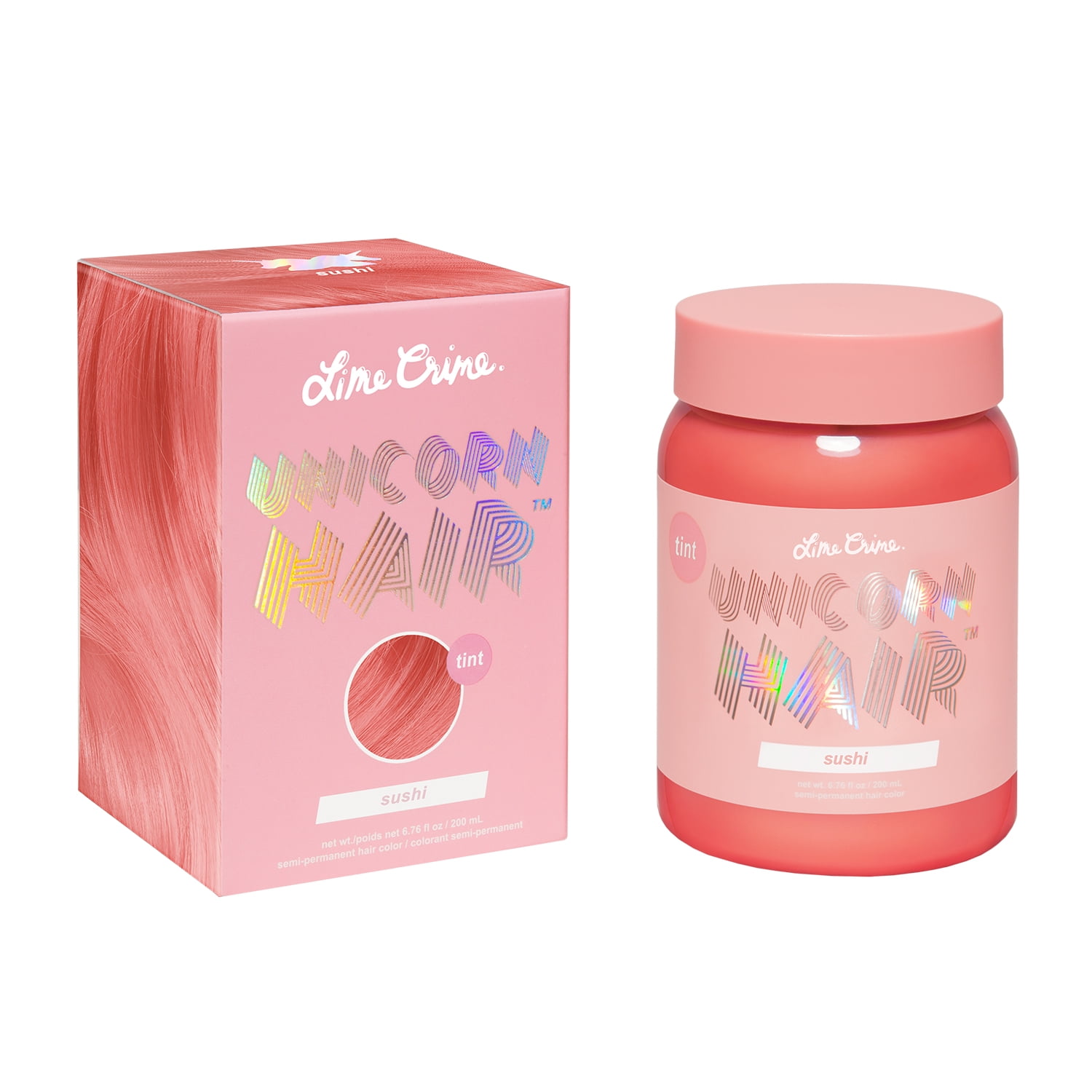 【Sushi】3個セットlime crime★ユニコーンヘアカラー200ml Lime Crime Unicorn Hair, Semi-Permanent Hair Color, Vegan