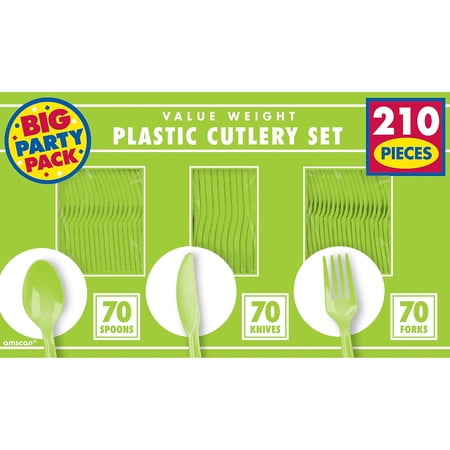 Lime Cutlery Set - Value (210 Count)