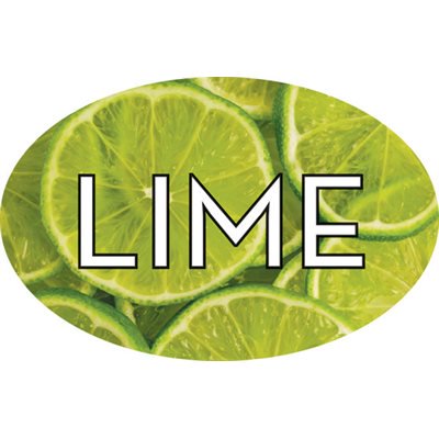 Lime Food Store Labels 1.25" x 2" 500 each per roll Great Quality Stickers Decals