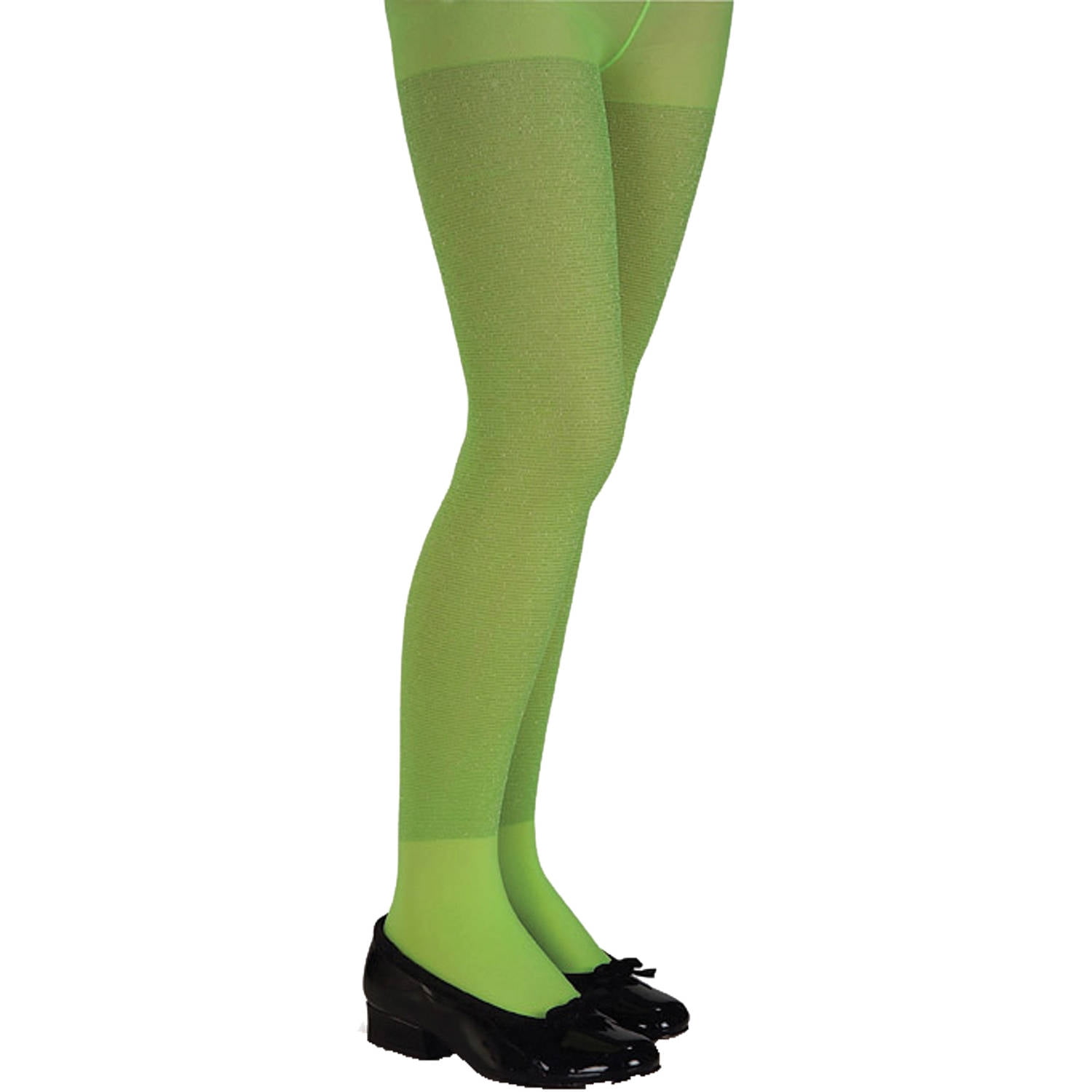 Womens Lime Green Tights Halloween Costume Accessory