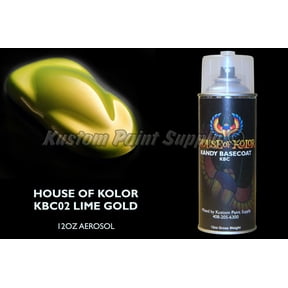 Lime Gold Kandy Basecoat KBC02 House of Kolor 12oz Aerosol Can Shimrin Kandy