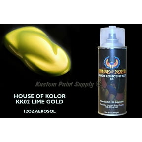 Lime Gold Kandy KK02 House of Kolor 12oz Aerosol Can Gold Candy Kosmic Kolor
