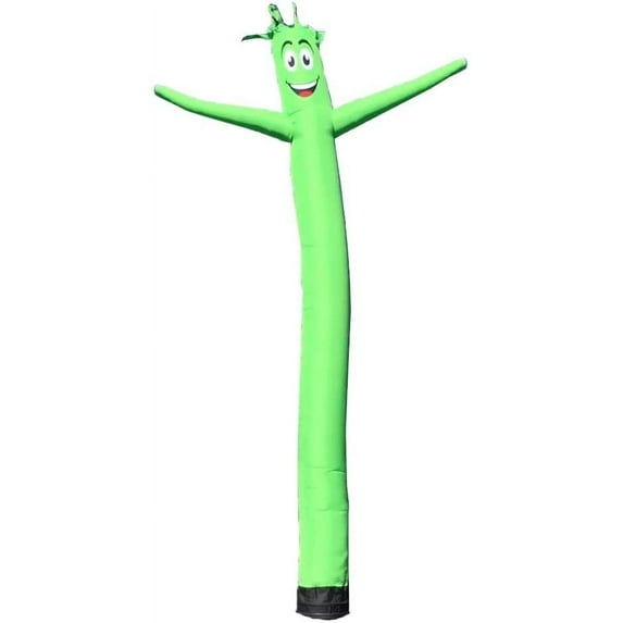 Lime Green 20ft Tall Inflatable Tube Man Air Powered Dancing Puppet for Outdoors Puppet Attachment only Feather Flag Nation