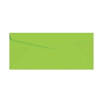 Lime Green Bright Color #10 Envelopes - Great for Mailing Letters, Business Memos, Invitations, Invoices, Bills | 4 1/8" x 9 1/2" | 50 Envelopes
