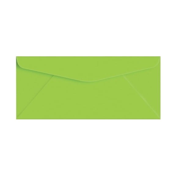 Lime Green Bright Color #10 Envelopes - Great for Mailing Letters, Business Memos, Invitations, Invoices, Bills | 4 1/8" x 9 1/2" | 50 Envelopes