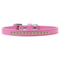thumbnail image 1 of Lime Green Crystal Puppy Collar, Bright Pink - Size 16, 1 of 1
