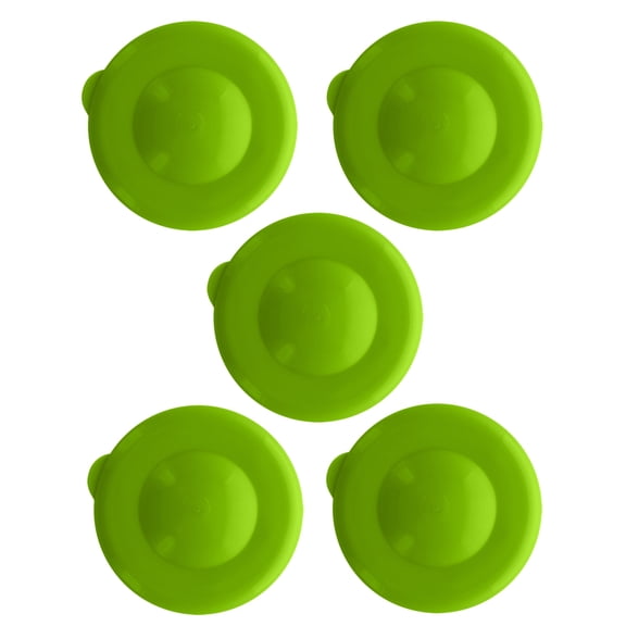 Lime Green Dew Cap Replacement for 3 and 5 gallon bottles or carboys Lot of 5