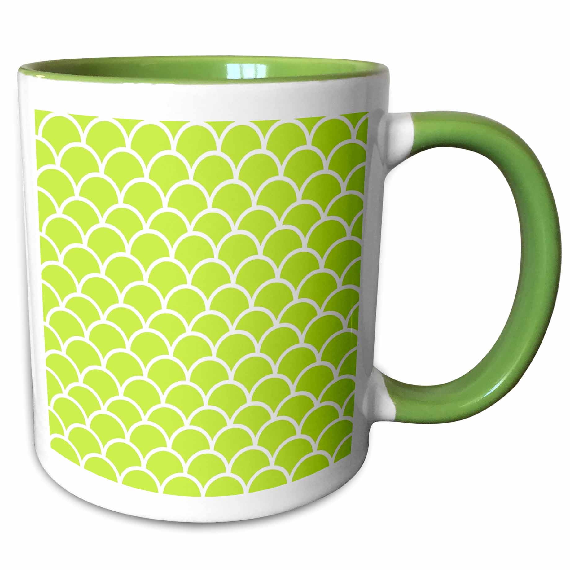 3drose, Lime Green Fish Scale Pattern - Japanese Style Fishscales ...