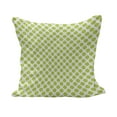 thumbnail image 1 of Lime Green Fluffy Throw Pillow Cushion Cover, Nostalgic Polka Dots Style Girlish Vintage Large Circles Rounds Pattern, Decorative Square Accent Pillow Case, 36" x 36", Apple Green White, by Ambesonne, 1 of 5