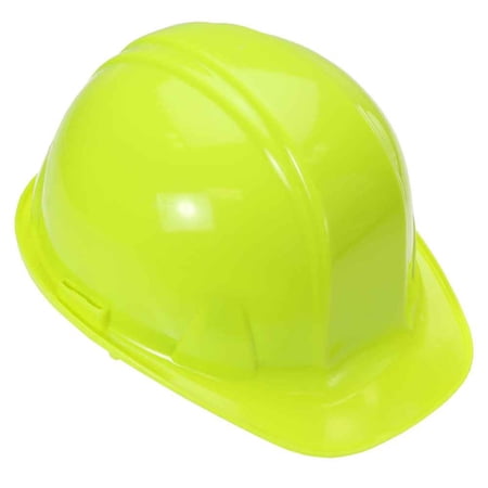 US Cargo Control Lime Green Hi Vis Hard Hat - Adjustable Ratchet