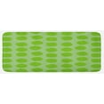 thumbnail image 1 of Lime Green Kitchen Mat, Simplistic Formless Geometric Shapes in Different Shades Theme, Plush Decorative Kitchen Mat with Non Slip Backing, 47" X 19", Almond Green, by Ambesonne, 1 of 1